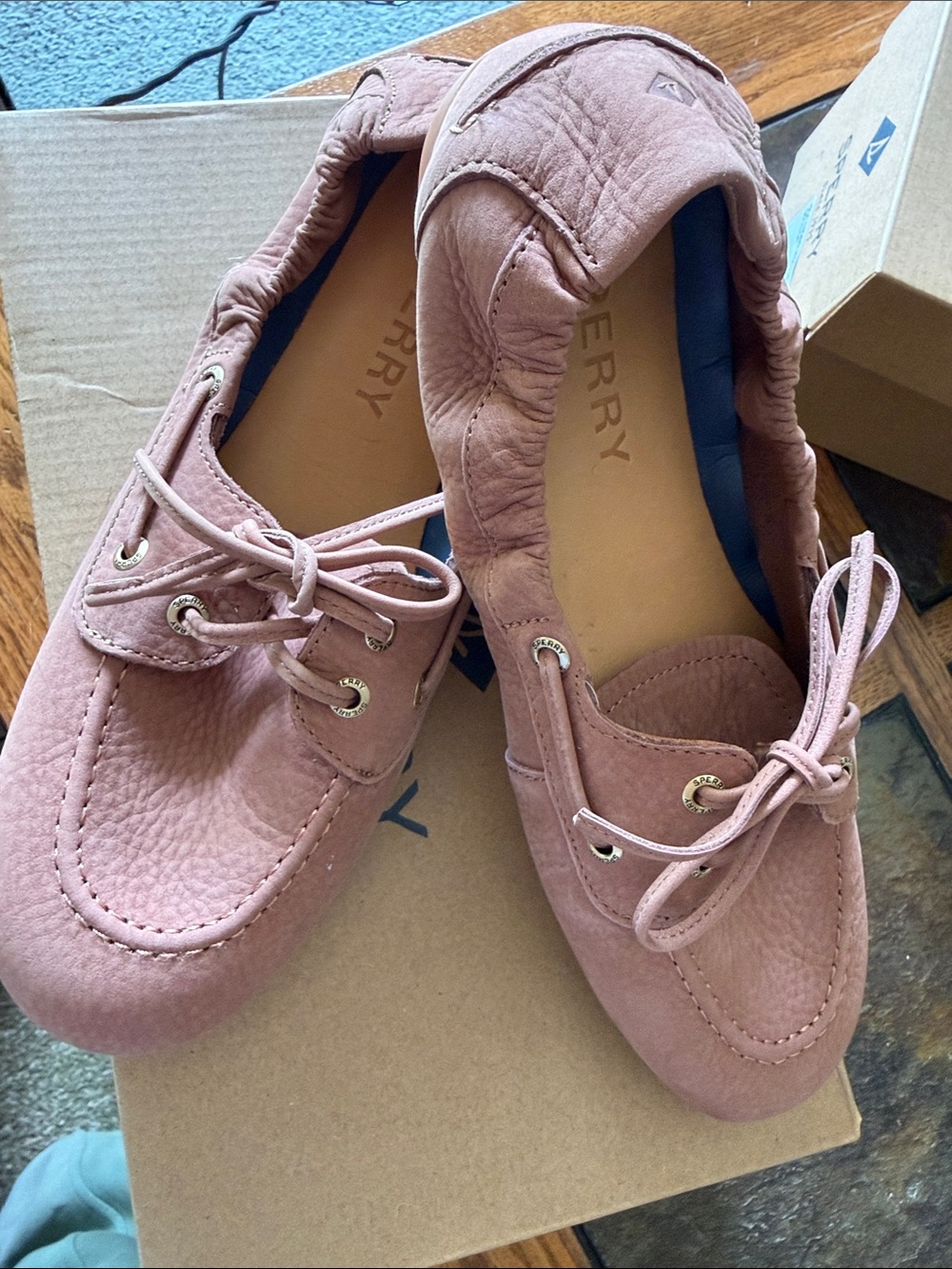Sperry Women's Leather Slimsail Boat Shoes NIB 8.5
